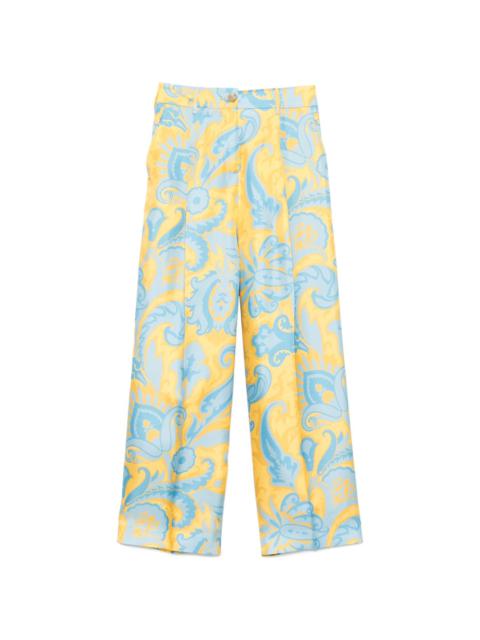 Etro silk trousers
