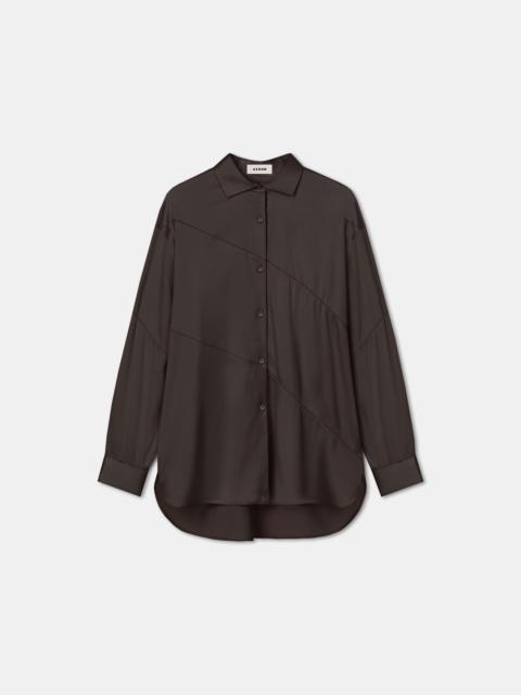 AERON ABIGAIL
Oversized satin shirt