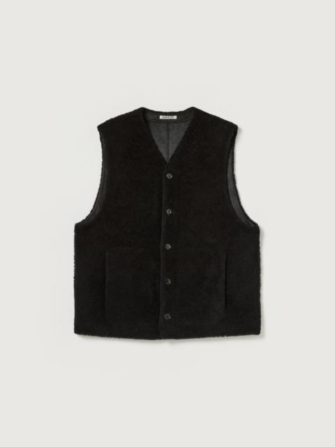 AURALEE MERINO MOUTON VEST