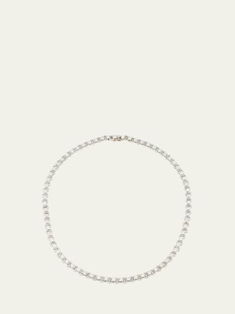 Spinelli Kilcollin Lumia 18K White Gold Diamond Tennis Necklace, 16"L