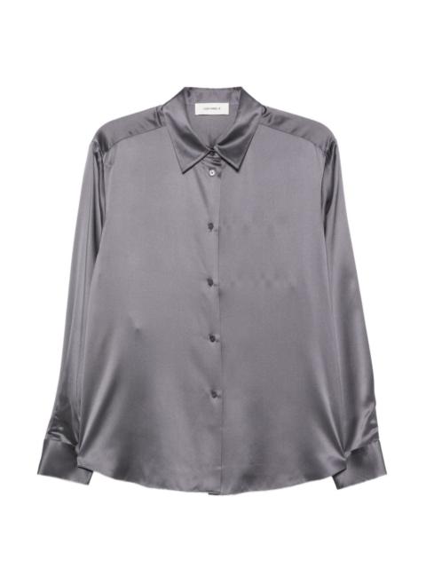 LISA YANG satin long-sleeve shirt