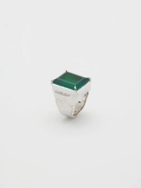Ambush SQUARE CUT STONE RING