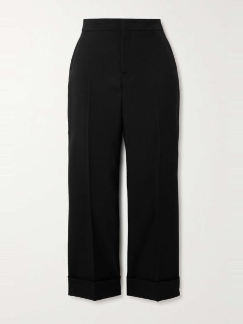 GUCCI Cropped wool flared pants