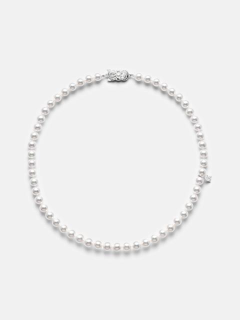 MIKIMOTO 18kt white gold necklace with pearls