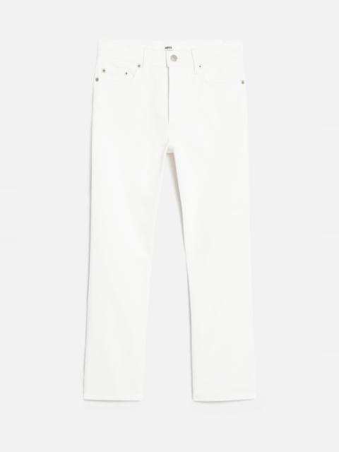 AMI Paris Cropped Slim Fit Trousers