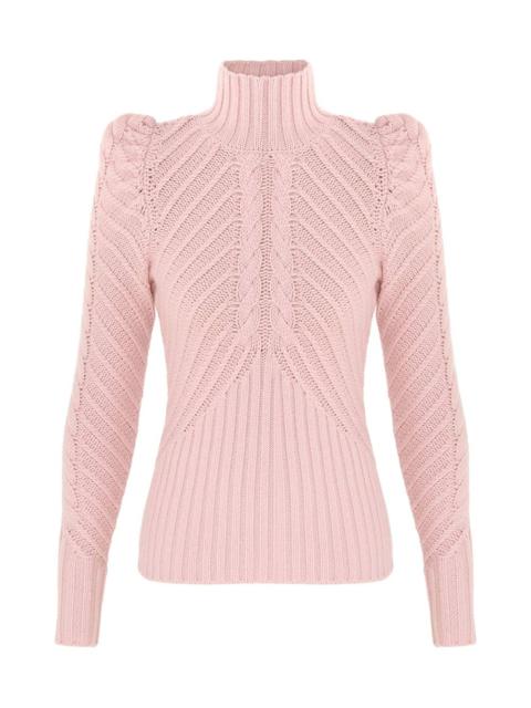 Zimmermann CRUSH TURTLENECK CABLE SWEATER