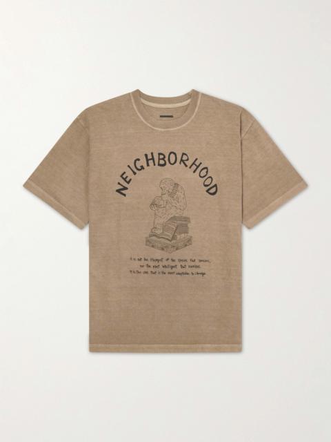 NEIGHBORHOOD Printed Cotton-Jersey T-Shirt