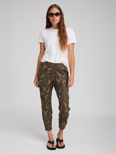 SPRWMN CAMO SUEDE ATHLETIC SLIM FIT JOGGERS