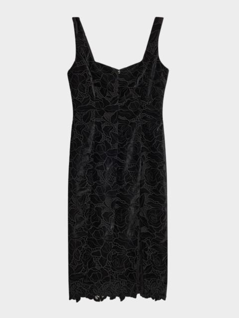 GENERATION LOVE Glinda Velvet Lace Sheath Dress