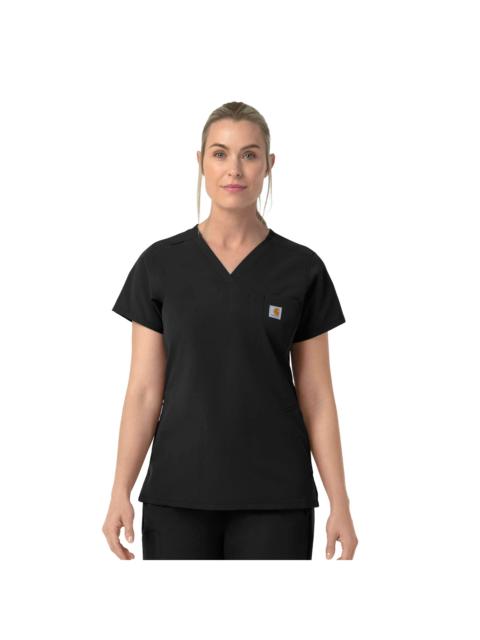Carhartt Women's Rugged Flex FLD V-Neck Scrub Top
