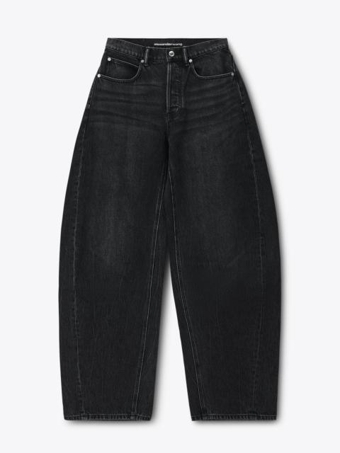 Alexander Wang CRYSTAL CURSIVE LOGO BLOW UP JEAN