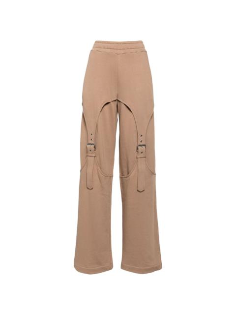 Blumarine guÃªpiÃ¨re cotton track pants