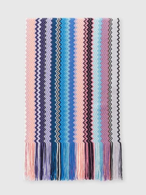 Missoni Zig zag wool blend scarf