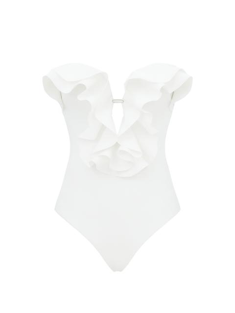 Zimmermann SOLSTICE FRILL PLUNGE 1PC