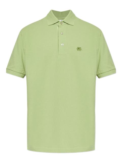 Etro logo-embroidered polo shirt
