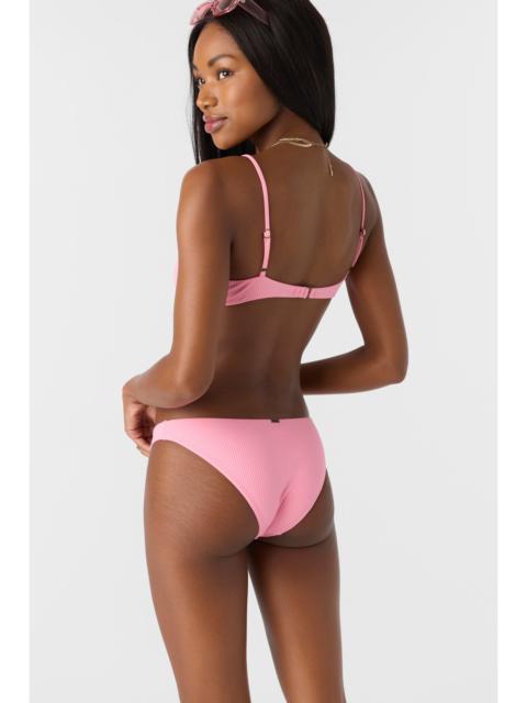 O'Neill Saltwater Solids Rib Pismo Bralette Top