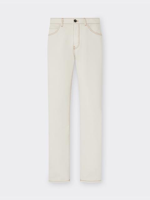Ferrari Five-pocket denim trousers