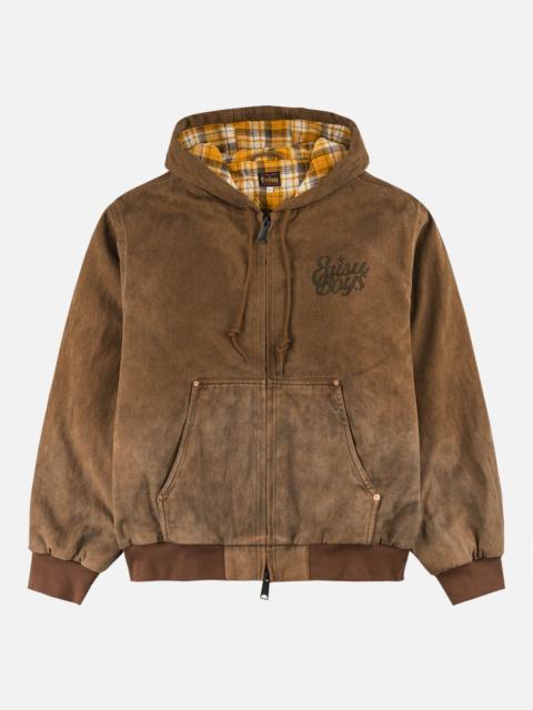 EVISU 3M Thinsulate™ Insulated Vintage-Washed Hooded Jacket