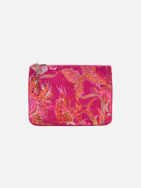 CAMILLA SMALL CANVAS CLUTCH