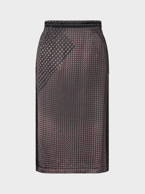 Maison Margiela Paisley Print Midi Skirt