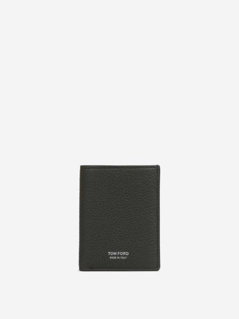 TOM FORD LEATHER FOLDING CARD HOLDER