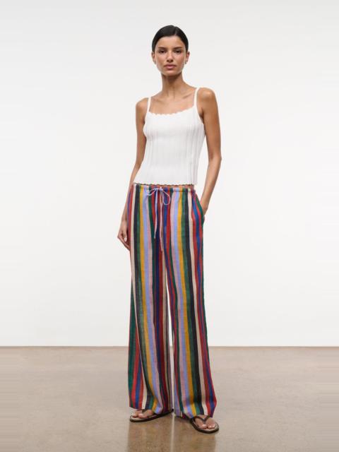 STAUD STAUD MATEO PANT ARTIST STRIPE