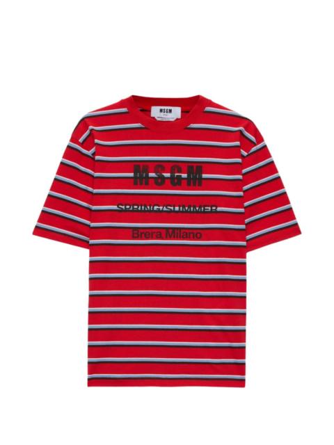 MSGM striped T-shirt