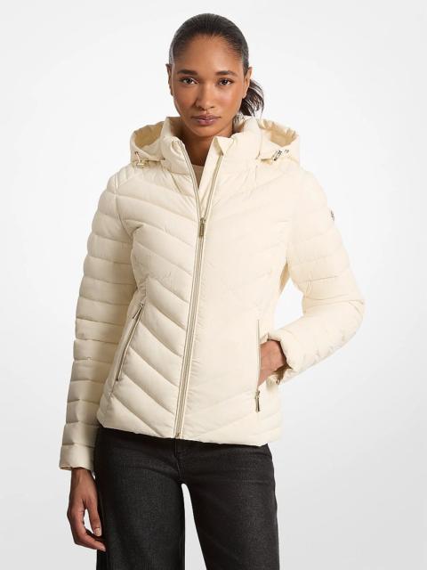 MICHAEL KORS Chevron Quilted Jacket