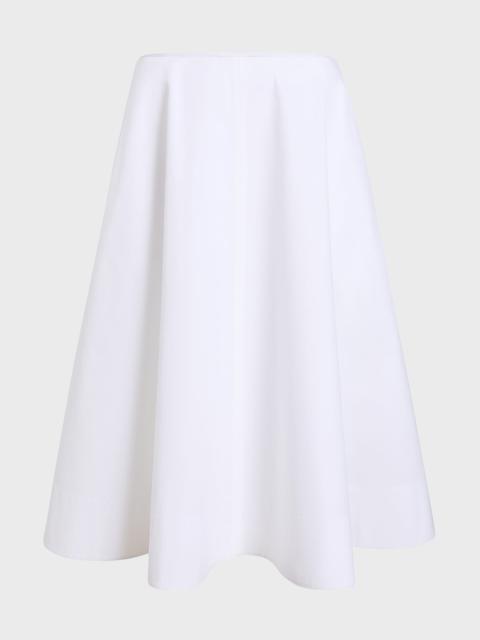 Renta Cotton Midi Skirt
