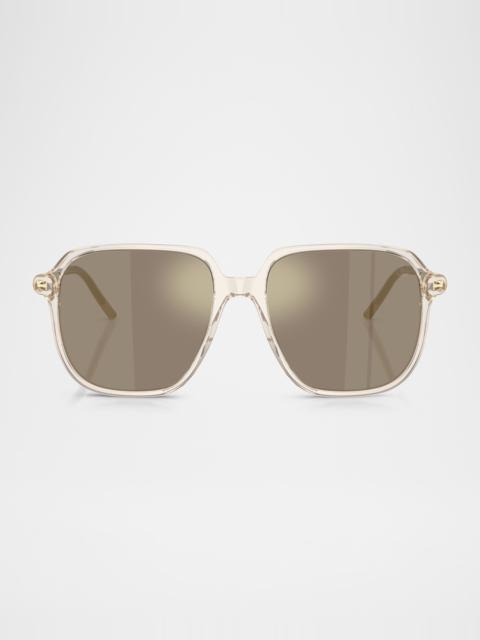 Moncler ME6010 Acetate Square Sunglasses