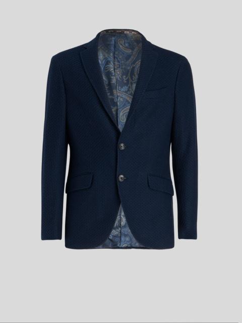 Etro WORKED WEAVE JERSEY JACKET