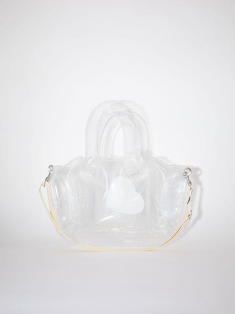 Inflatable shoulder bag - Transparent
