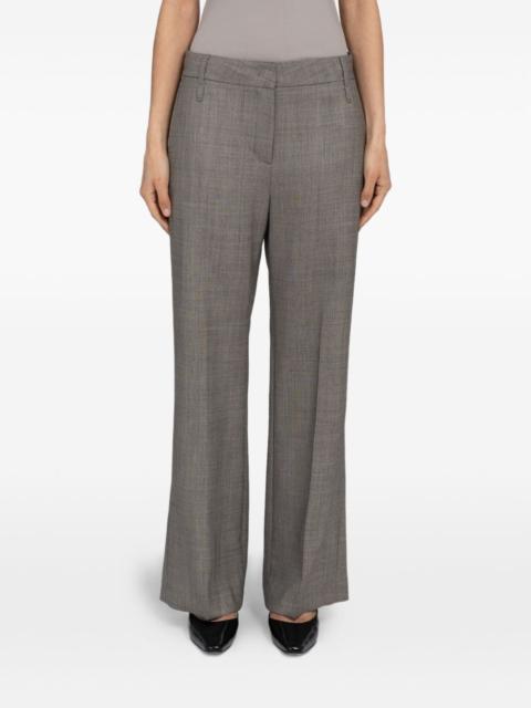 AMOMENTO wool flared trousers