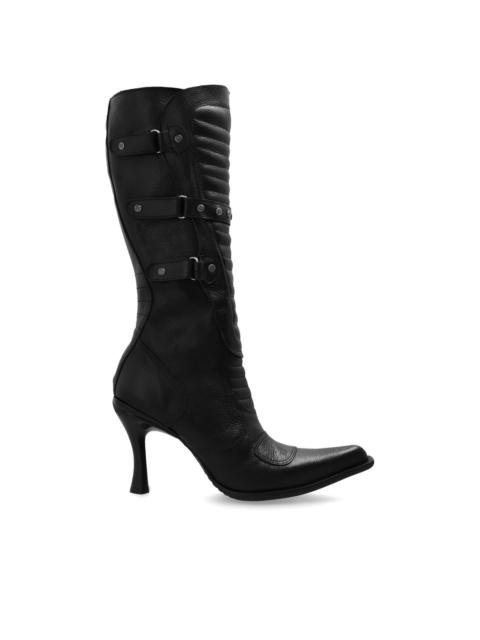 VETEMENTS studded leather boots