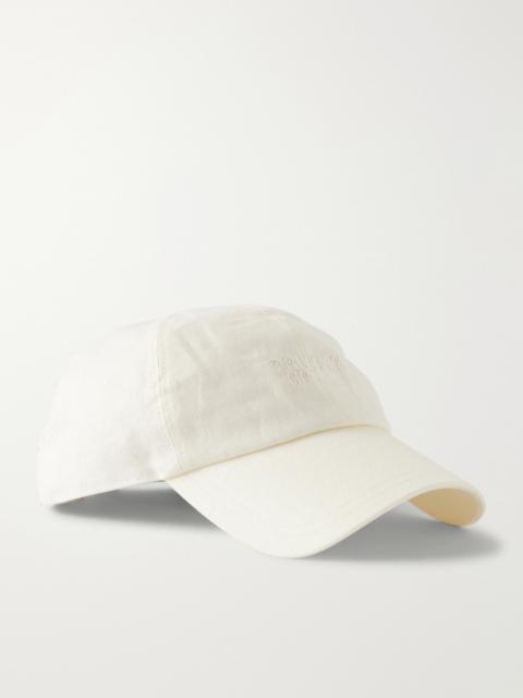 ORLEBAR BROWN Barney Logo-Embroidered Linen Baseball Cap
