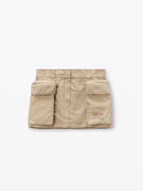 Cargo Mini Skirt with Oversize Pockets