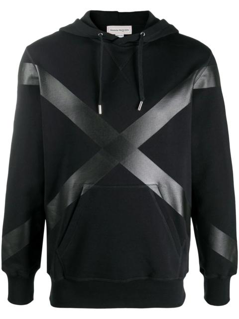 Alexander McQueen appliqué detail hoodie