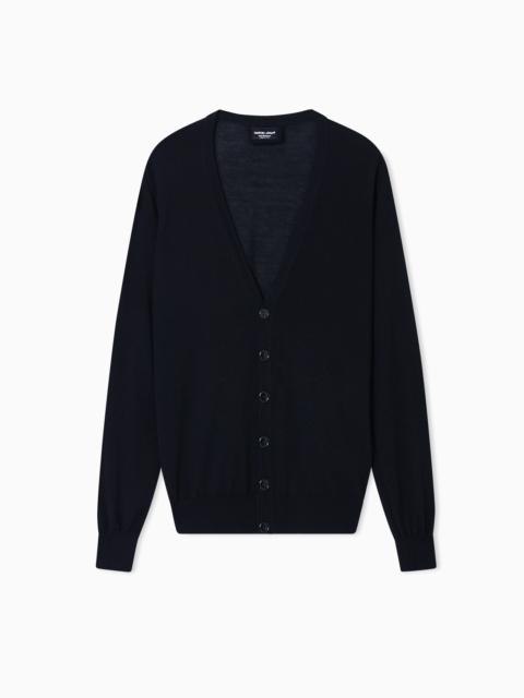 GIORGIO ARMANI CASHMERE CARDIGAN WITH BUTTONS