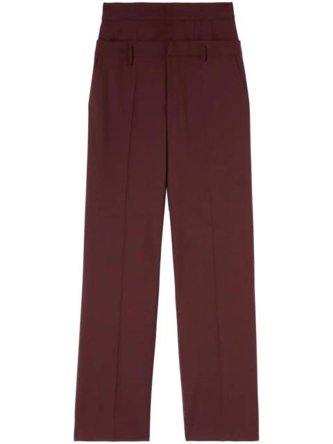 Off-White high double-waist effect trousers