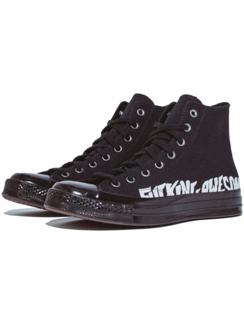 Converse Chuck 70 Hi Fucking Awesome Black White