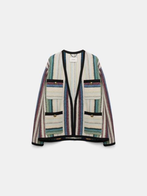 DOROTHEE SCHUMACHER STRIPED COMFORT jacket