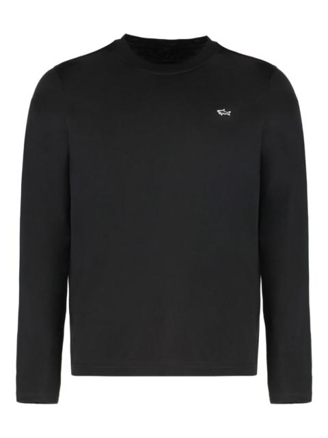 Paul & Shark logo-embroidery long-sleeve T-shirt