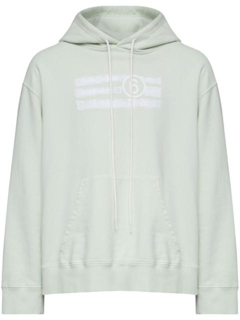 MM6 Maison Margiela Numbers-motif hoodie