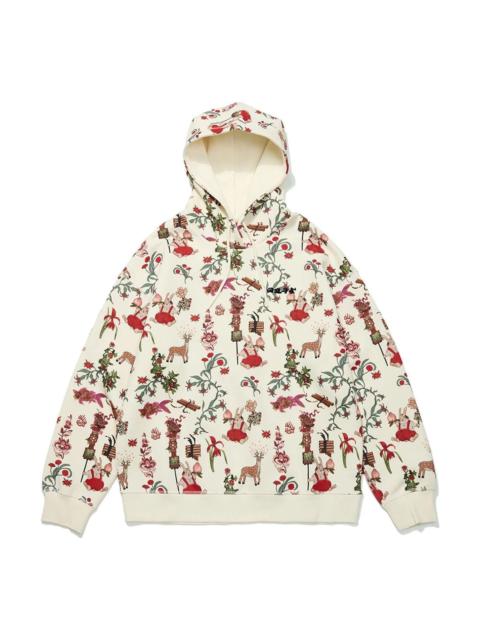 Li-Ning (WMNS) Li-Ning Rijindoujin All-Over Print Hoodie 'Beige' AWDT056-7