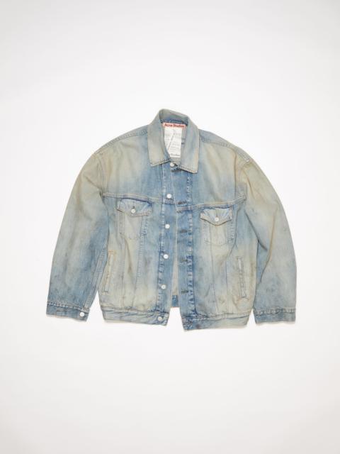 Acne Studios Oversized fit denim jacket - Light blue