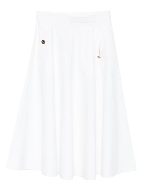 Moschino chain-detail midi skirt