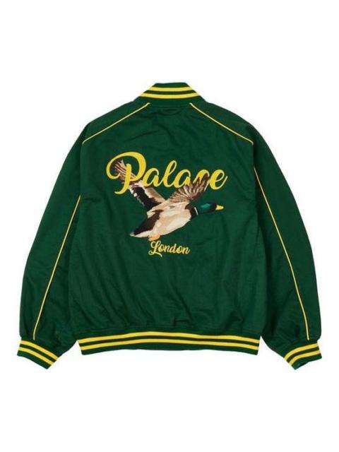 PALACE PALACE SS21 Chain Stitch Bomber Jacket Unisex Green P20JK106
