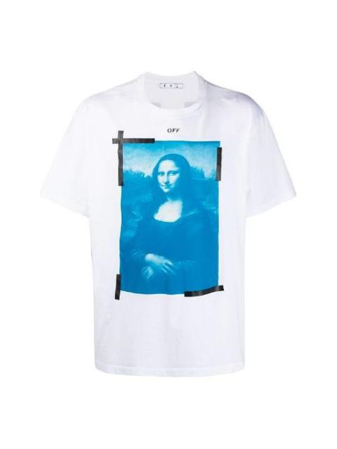 Off-White Off-White SS21 Printing Round Neck Short Sleeve White OMAA038R21JER0010110