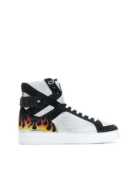 PHILIPP PLEIN Money Beast high-top sneakers