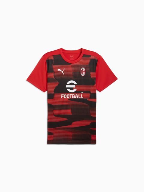 AC Milan Pre-Match Men's Short Sleeve Soccer Jersey